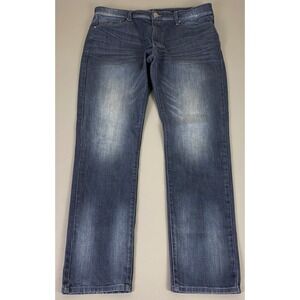 Guess Los‎ Angeles Jeans Men's Size 36x32 Blue Medium Rise Skinny Scotch Fit